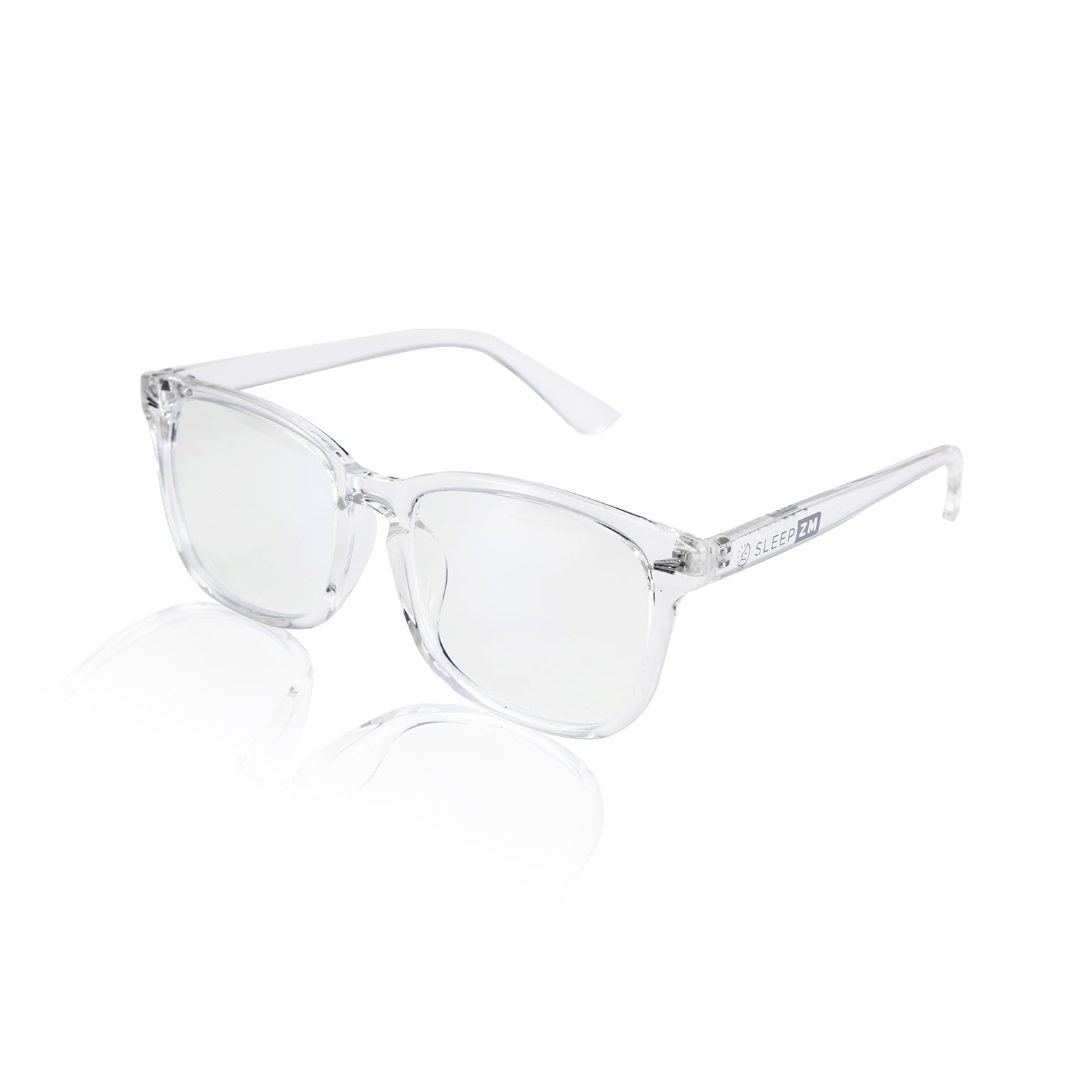 Daytime Wayfarer Blue Light Computer Glasses - Crystal
